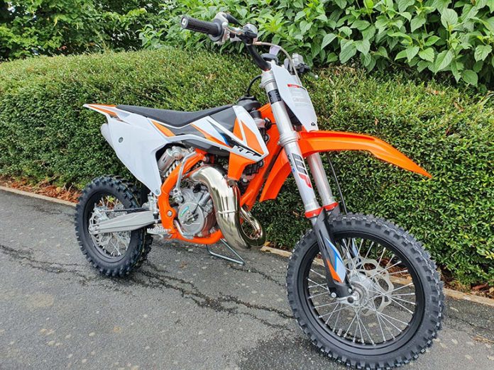 KTM 2021 65 SX Dirt Bike