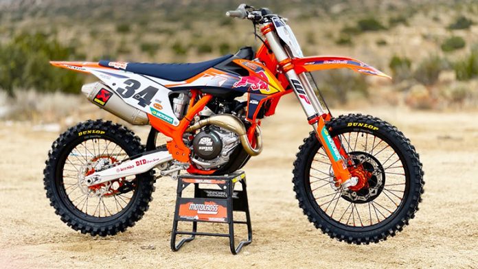 2021 KTM 450 SX-F Dirt Motorcycle - Review Specs Price