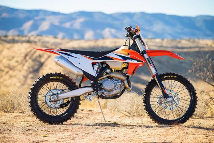 KTM 2021 450 XC-F Dirt Bike - Review Price Specs