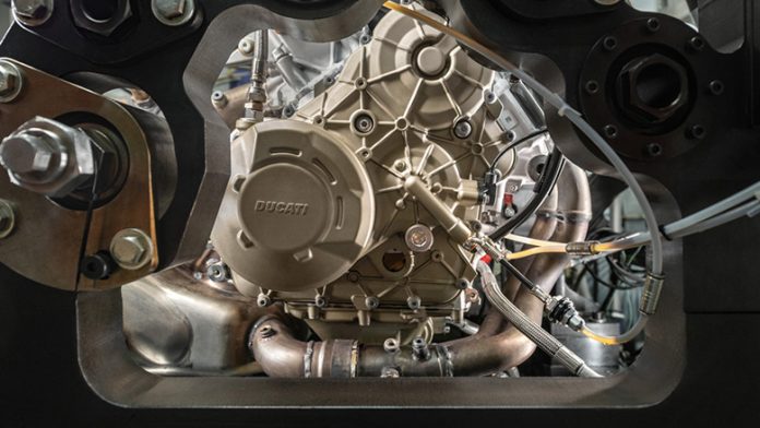 2021 Ducati V4 Granturismo Engine