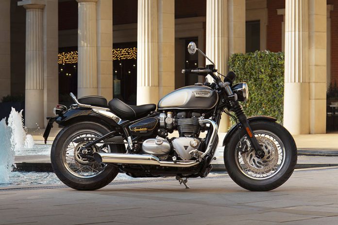 2022 Triumph Bonneville Speedmaster Gold Line Heritage Bike