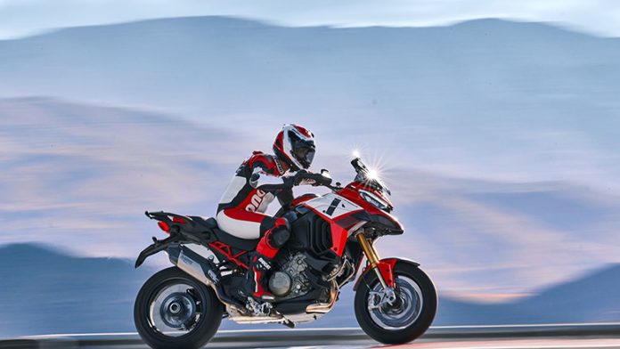 2023 Ducati Multistrada V4 Pikes Peak Adventure Bike