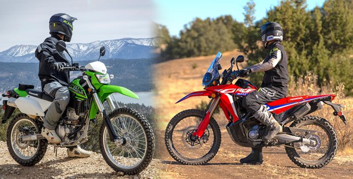 2021 Kawasaki KLX300 vs 2021 Honda CRF300L