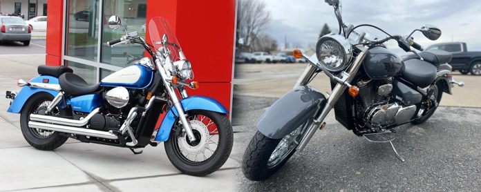 2023 Honda Shadow Aero 750 vs 2023 Suzuki Boulevard C50