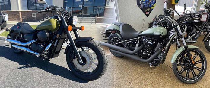 2023 Honda Shadow Phantom 750 vs 2023 Kawasaki Vulcan 900 Custom