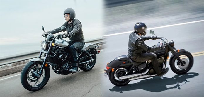 2023 Honda Rebel 1100 vs 2023 Honda Shadow 750