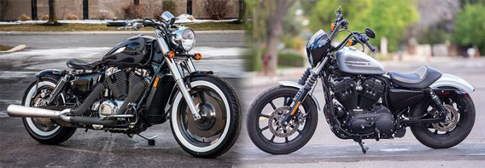 2023 Honda Shadow Sabre 1100 Vs 2023 Harley-Davidson Sportster Iron 1200