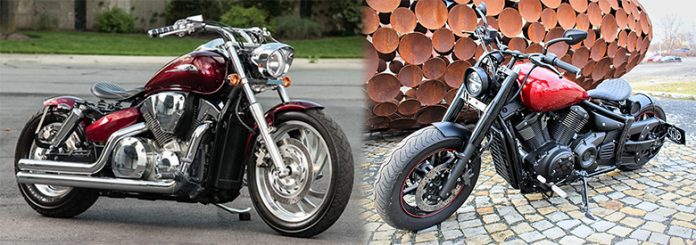 2023 Honda VTX 1300 vs 2023 Yamaha V Star 1300