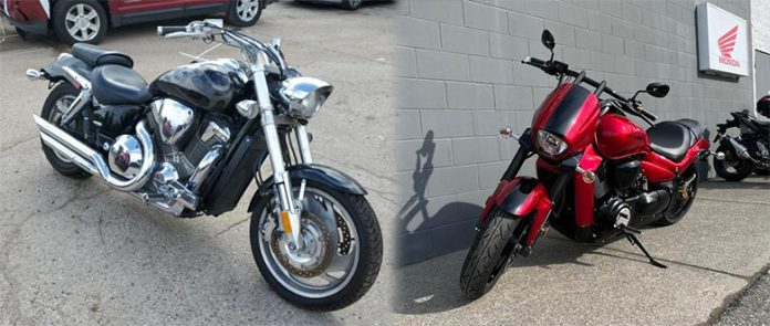 2023 Honda VTX 1800C vs 2023 Suzuki Boulevard M109R