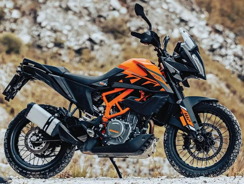 2023 KTM 390 Adventure SW Naked Motorcycle