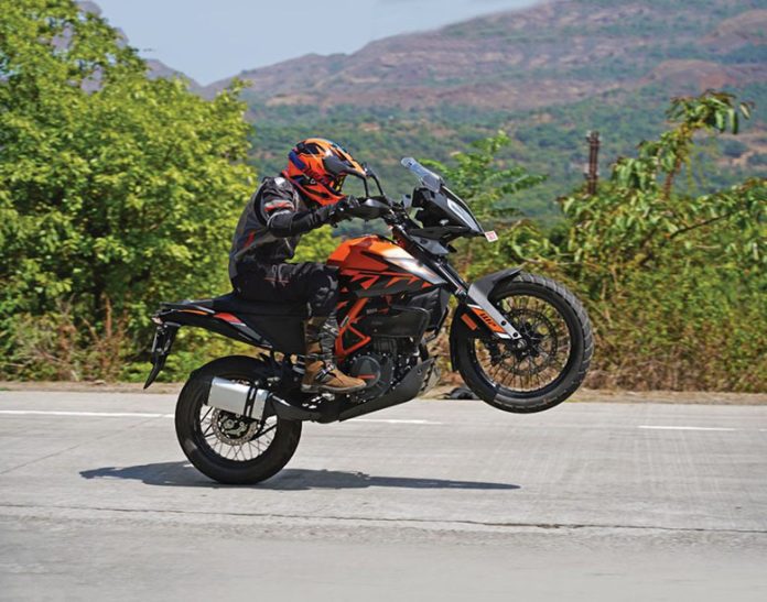 2023 KTM 390 Adventure SW Naked Motorcycle