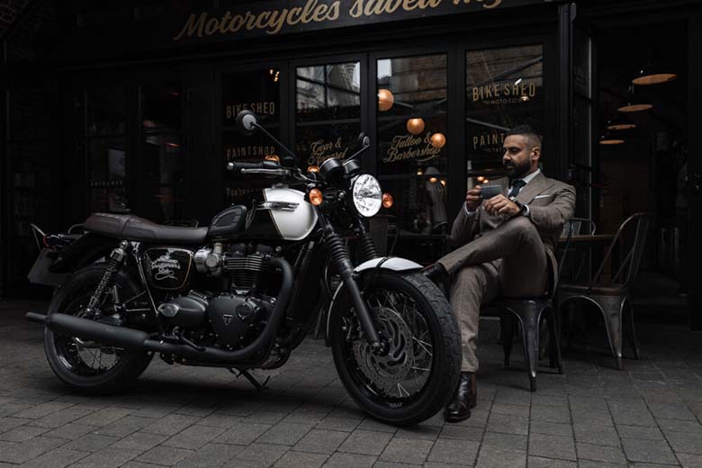 2023 Triumph Bonneville T120 Black DGR Café Racer