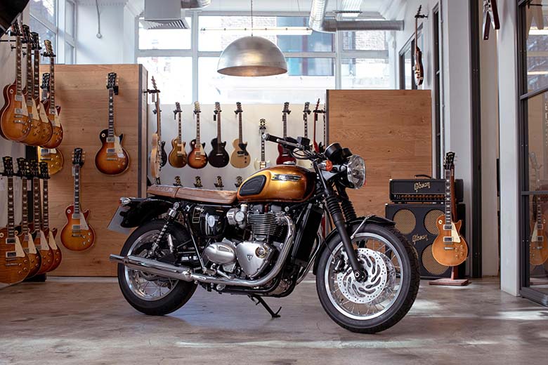 2023 Triumph Bonneville T120 Gibson Les Paul 1959 Edition Bike