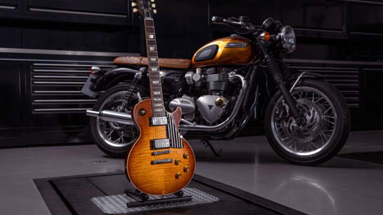 2023 Triumph Bonneville T120 Gibson Les Paul 1959 Edition Bike